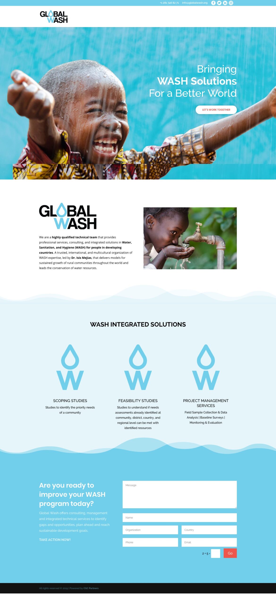 GlobalWash - WebPage